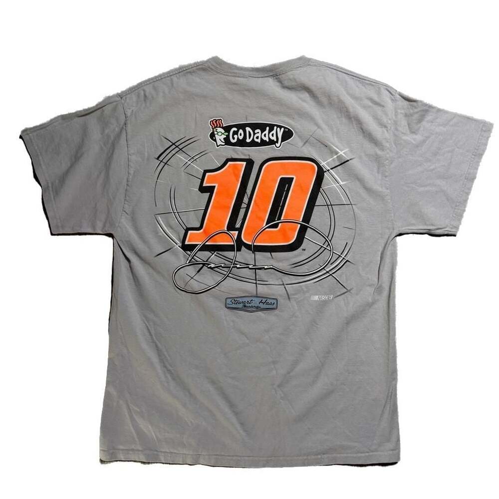Danica Patrick Stewart-Haas Racing Go Daddy #10 NASCAR T-Shirt - Picture 2 of 7